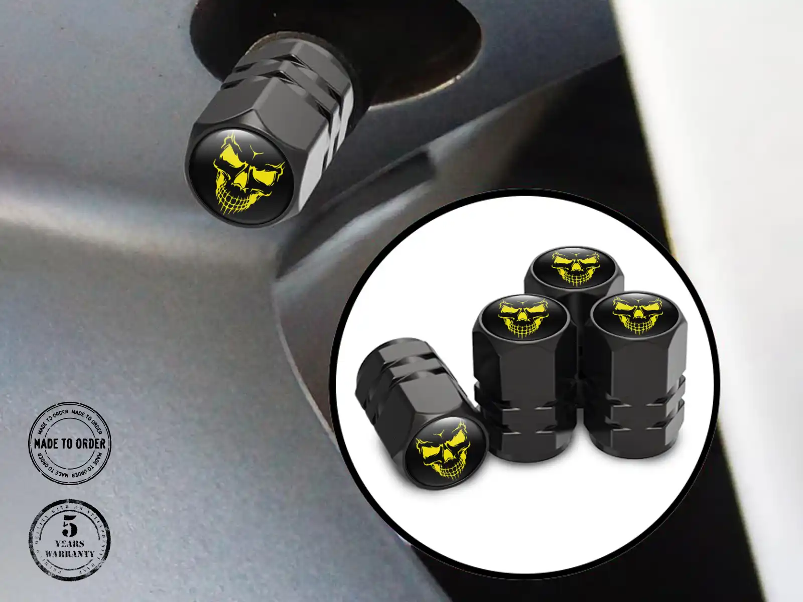 Tyre Valve Stem Caps for SUVs Limited Style